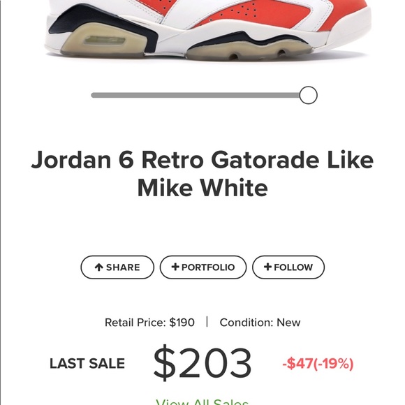 ❌SOLD❌ Jordan Gatorade 6's - Picture 6 of 6